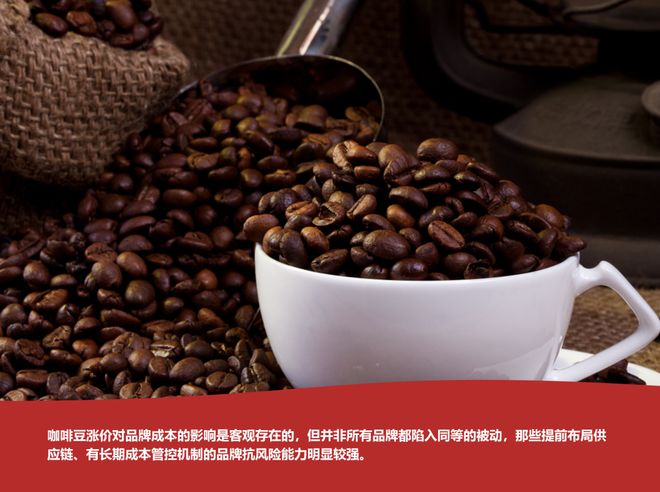 豆原料波动带来的行业连锁反应AG真人网页头部调价！看咖啡